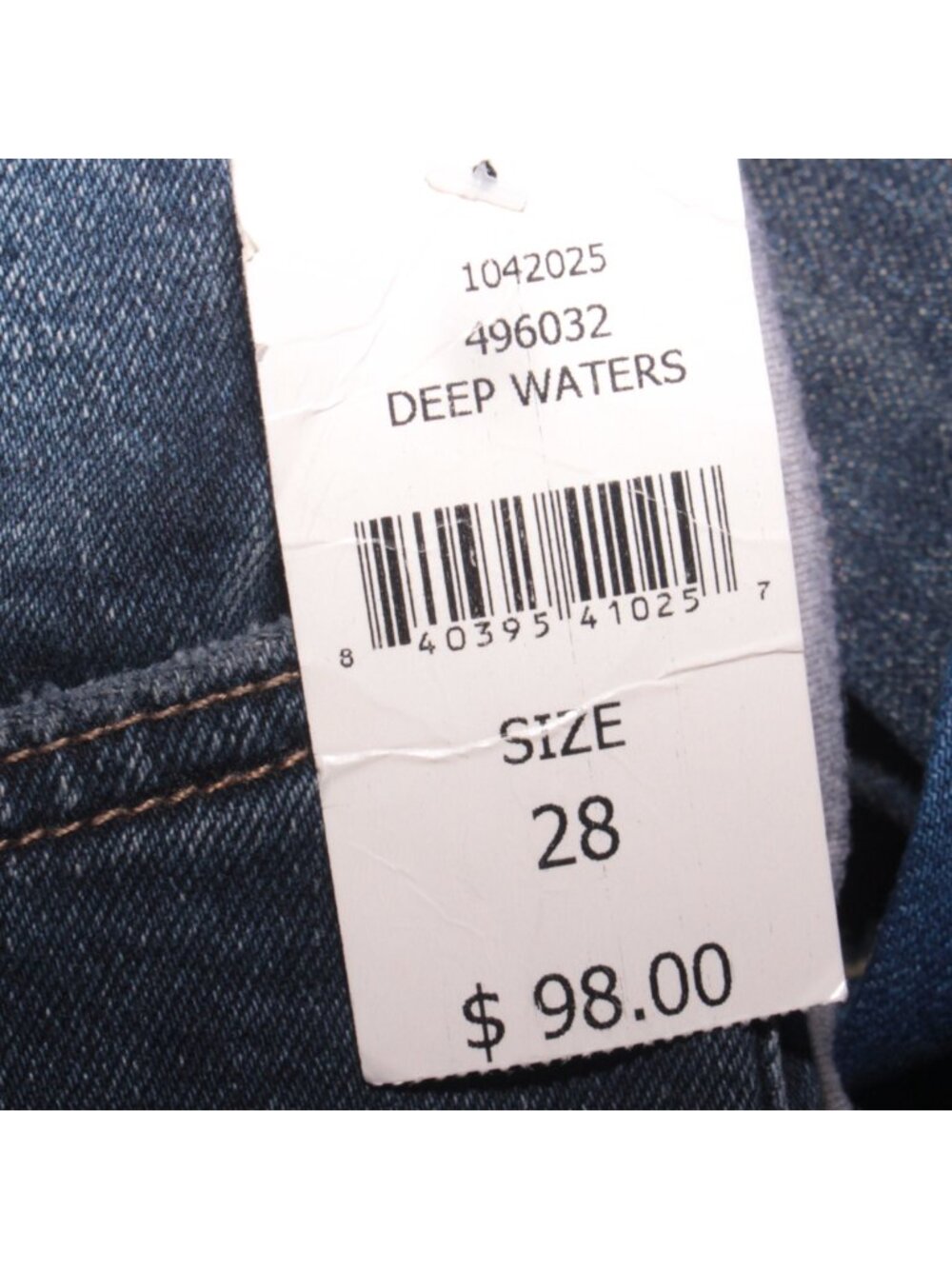 NWT Warp + Weft RFD Straight Jeans Size 28 - Picture 6 of 12